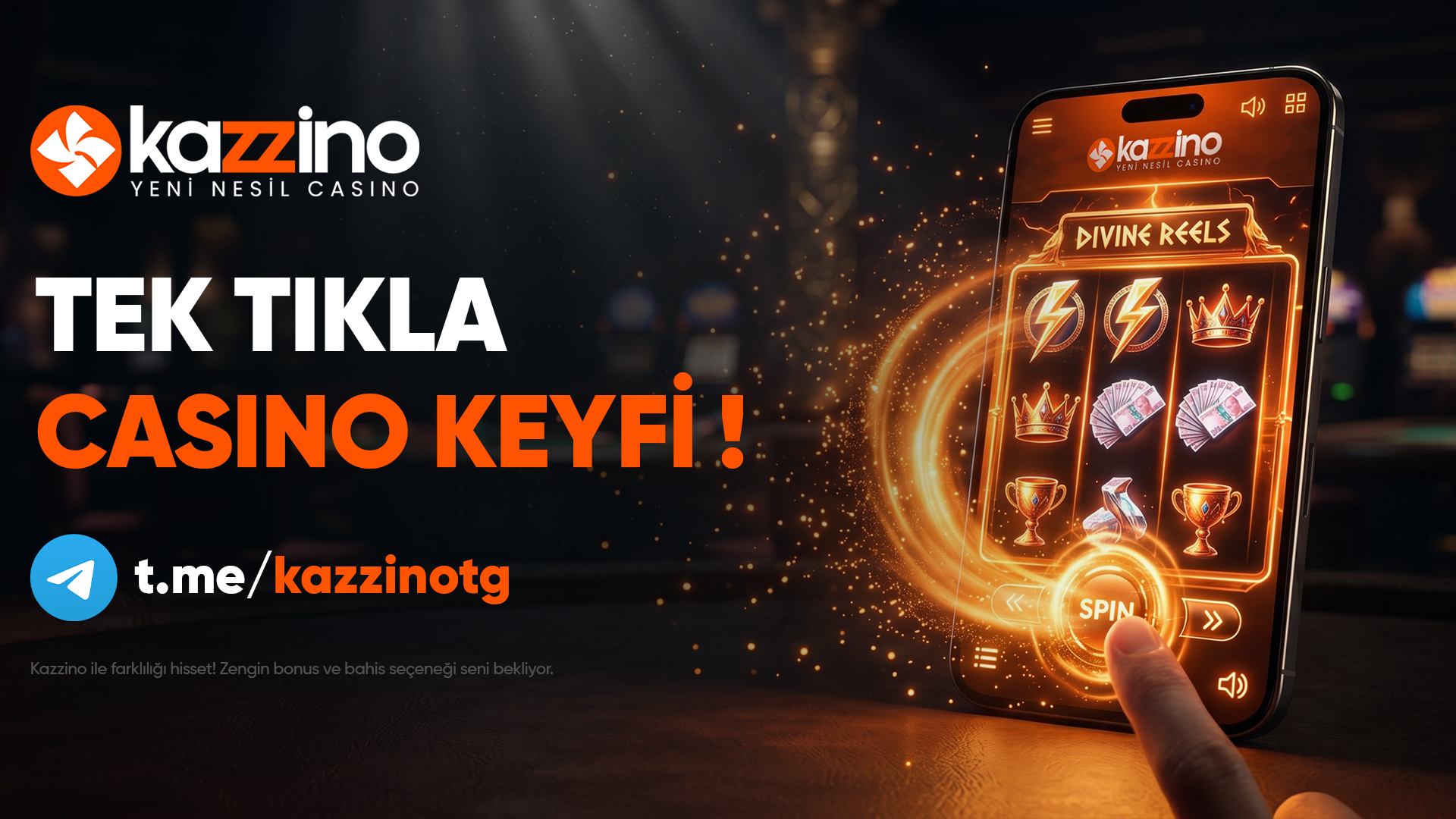 kazzino1920x1080Tek Tikla Casino Keyfi